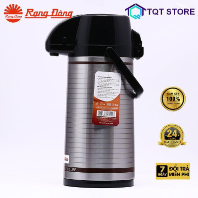 Phích nước cao cấp Rạng Đông 2,0 lít vỏ Inox, Giữ nhiệt nóng lạnh, Pha trà thảo mộc, Model: RD-2045 ST3.E