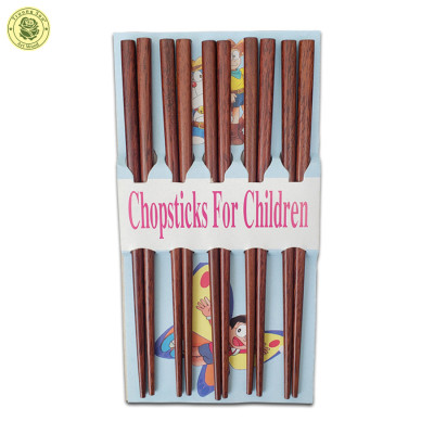 Bộ 5 Đôi Đũa Tập Ăn Cho Bé Gỗ Xoay Dài 19 cm - Đồ Dùng Nhà Bếp Thương Hiệu Trường Sơn