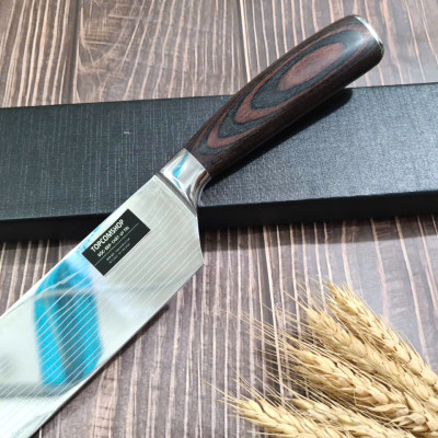 DAO - DAO BẾP NHẬT BẢN USUBA THÉP DAMASCUS MÃ A7 DT125 nt topcoomshop vn