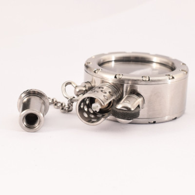 Vỏ Hột Quẹt Bật Lửa Hộp Quẹt Xăng Đá Thủ Công ShuFang Thiết Kế Thân Chứa Nhiên Liệu Trong Suốt Đẹp Độc Lạ