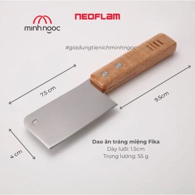 [Hàng chính hãng] Dao ăn tráng miệng Neoflam Fika cao cấp, lưỡi dài 8.5cm dùng cắt bánh mỳ, phết bơ