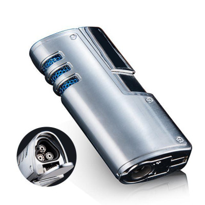 Vỏ Hột Quẹt Bật Lửa Khò Gas 3 Tia Jobon ZB-561 thiết kế đẹp độc lạ - dùng gas cao cấp