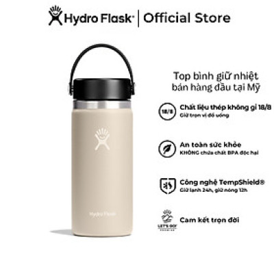 Bình giữ nhiệt Hydro Flask 16 OZ Wide Flex Cap LATAM | APAC ONLY - Hàng chính hãng(Season 2024)