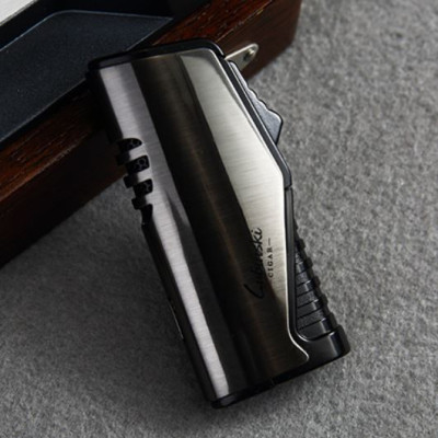 Vỏ Hột Quẹt Bật Lửa Khò 1 Tia Để Bàn Lubinski YJA10011 Thiết Kế Đẹp Độc Lạ Lửa Khò Mạnh Mẽ - Dùng Gas Cao Cấp