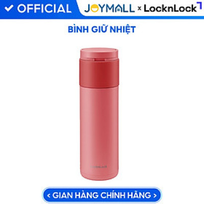 Bình giữ nhiệt LocknLock Hidden Moon LHC3275 490ml, Hàng chính hãng, nắp mở 1 chạm tiện lợi - JoyMall