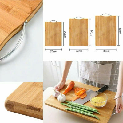 Thớt Gỗ Tre BAMBOO Cao Cấp Kháng Khuẩn, Chống Nấm Mốc - An Toàn Cho Gia Đình - HÀNG CHÍNH HÃNG MINIIN