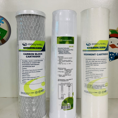 Combo 3 lõi lọc thay thế máy lọc RO P416 Easywell hàng nhập khẩu Đài Loan