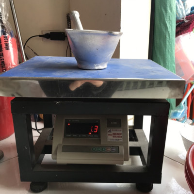 Bộ chày cối gang lớn đúc nguyên khối- Hàng đẹp loại 1- size 20 cm, nặng 1.3 kg