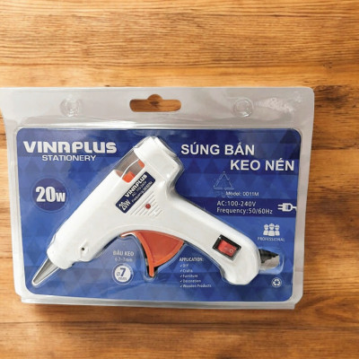 Máy Bắn Keo Nến Silicon Nóng Chảy Loại Nhỏ Công Suất 20W Hàng Chính Hãng Vinaplus