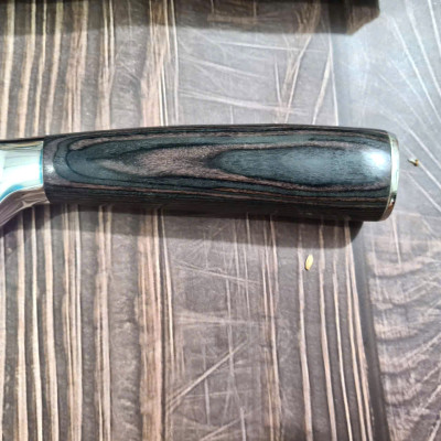 DAO - DAO BẾP NHẬT BẢN SANTOKU THÉP DAMASCUS MÃ A8 DT116 nt topcomshop vn