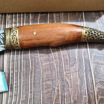 DAO BẾP - DAO THÁI CHẶT HOA VĂN HỔ MÃ A2 DT150 NT topcomshop vn