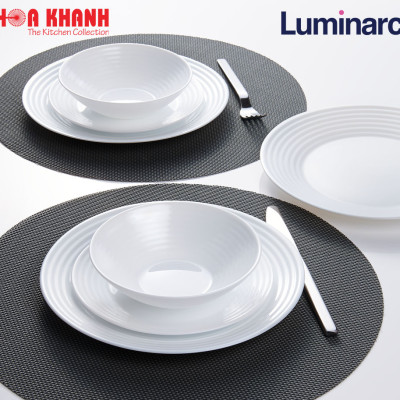 Đĩa Sâu Thủy Tinh Luminarc Harena 23cm cường lực, kháng vỡ - 1 đĩa - N5413