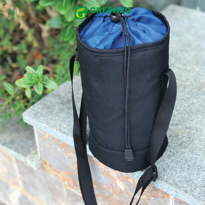 Túi Đựng Ly Giữ Nhiệt Grepaco Dạng Quai Xách Và Dây Rút Đựng Bình Nước Thể Tích 500ml, 750ml, 800ml, 900ml, 1500ml – Vải Bố Canvas Dù Chống Thấm Nước Phong Cách Thời Trang Bảo Vệ Môi Trường Phong Cách Nhật Bản