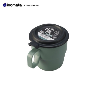 Combo phích giữ nhiệt Pearl Metal Air Pot + cốc uống nước có nắp Inomata 360ml - nội địa Nhật Bản