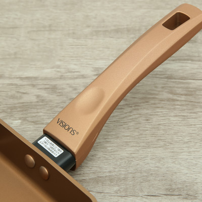 Chảo nhôm chống dính đáy từ 18 cm Visions VS-EP18-AB/JP -Hàng chính hãng (Chỉ giao HCM)