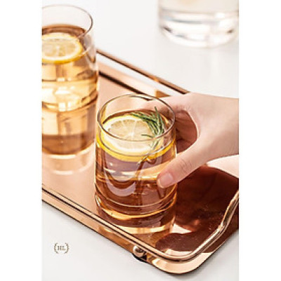 KHAY INOX BÊ ĐỒ | KHAY BÌNH CỐC THỦY TINH ĐỂ ĐỒ DECOR INOX | KHAY INOX PHONG CÁCH RETRO SANG CHẢNH 2021