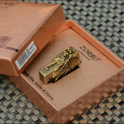 Vỏ Hột Quẹt Bật Lửa Xăng Đá Zorro Z8516 Hình Nữ Thần Amazon Cao Cấp