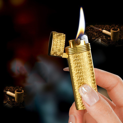 Hột Quẹt Bật Lửa Gas Đá XF4101 Lửa Chéo Châm T,,ẩu, Châm Điếu Cày Cực Tiện Lợi - Nhiều Màu