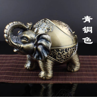 gạt tàn chú voi đứng bằng đồng ( tặng sét 4 cọ vệ sinh vòi ám nội địa nhật )