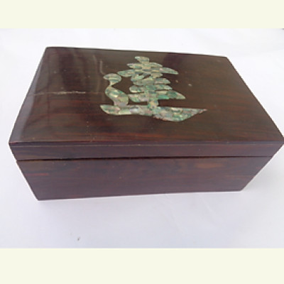 Hộp đựng dấu gô hương -khảm trai Giao hộp ngẫu nhiên