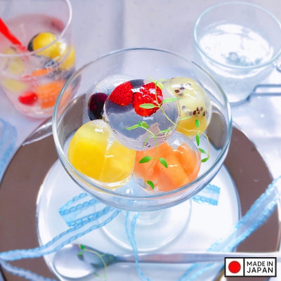 Combo Khuôn làm đá tròn 03 viên size lớn Kokubo Yukipon - Hàng nội địa Nhật Bản | Made in Japan|