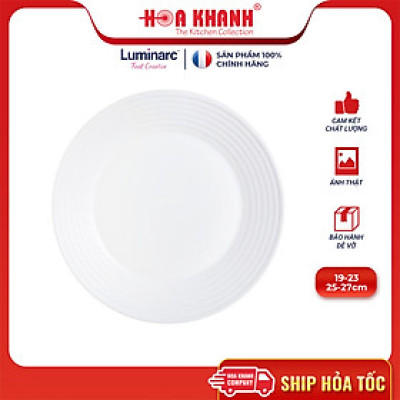 Đĩa Sâu Thủy Tinh Luminarc Harena 23cm cường lực, kháng vỡ - 1 đĩa - N5413