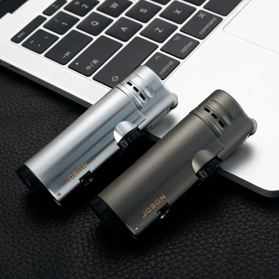 Vỏ Hột Quẹt Bật Lửa Gas Jobon ZB-321 Khò 4 Tia Cực Mạnh Kèm Đục - Nhiều Màu