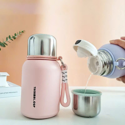 Bình Nước Giữ Nhiệt 450ML Mini Inox SUS 316 – Giữ Nhiệt Lâu, Dễ Dàng Mang Theo - HÀNG CHÍNH HÃNG MINIIN