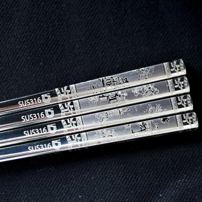 Set 05 đôi đũa inox 304 - 316 DandiHome 2020 chống trơn trượt, sang trọng, tinh tế