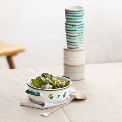 Tô có quai Riess Country Gmundner 0443-049 14cm 0,85L Streublumen Hàng chính hãng