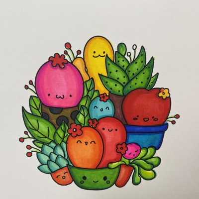 Bút Lông Màu 2 Đầu 5 Phút Thuộc Bài - Art Marker (24 màu) - bút dạ màu marker, bút lông tô màu vẽ tranh