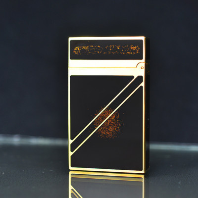 Vỏ Hột Quẹt Bật Lửa Upon Gas Đá D213V Họa Tiết Sơn Mài Kim Tuyến In logo Đẹp Độc Lạ - Dùng Gas Đá Cao Cấp