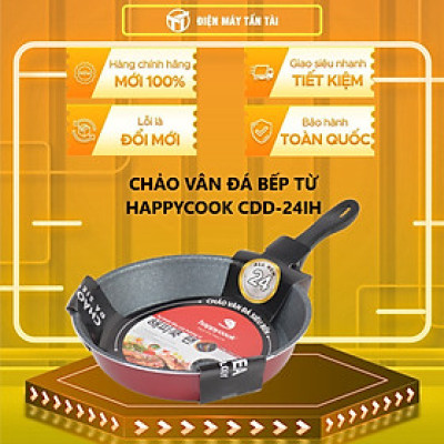 CHẢO VÂN ĐÁ BẾP TỪ HAPPYCOOK CDD-24IH - Hàng chính hãng