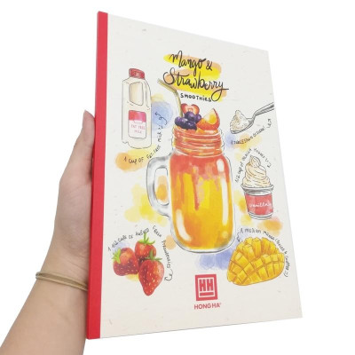 Vở Cocktail - Kẻ Ngang 80 Trang ĐL 70g/m2 - Hồng Hà (Mẫu Màu Giao Ngẫu Nhiên)