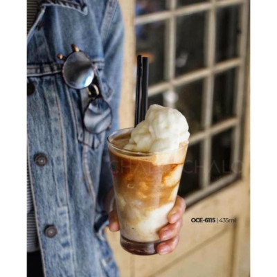 Bộ 6 Cốc Ly Lùn Loe cafe cộng cốt dừa sinh tố UG380-UG391-UG399 Thái Lan các cỡ đẹp cao cấp