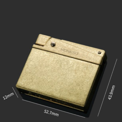Vỏ Hột Quẹt Bật Lửa Gas Đá Honest BCZ-4004 Thiết Kế Nhỏ Gọn Sang Trọng Nhiều Hình - Dùng Gas Đá Cao Cấp