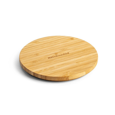 KitchenAid - Tô gốm có nắp tre màu đen - 15cm (1L)