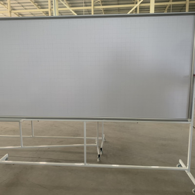 Bảng Di Động 01 Mặt Viết Bút Lông Cao Cấp Bavico Trắng - 1,2x2,4m