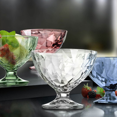 Bộ 12 Ly Kem Thủy Tinh Diamond Bormioli Rocco 302253M04321990 (220ml / Ly)