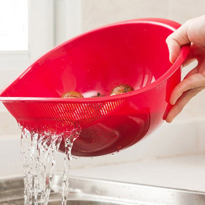 Thau rửa đa năng có rãnh thoát nước tiện lợi Nakaya Freille 2.1L - Hàng nội địa Nhật Bản |#Made in Japan| |#K-538|