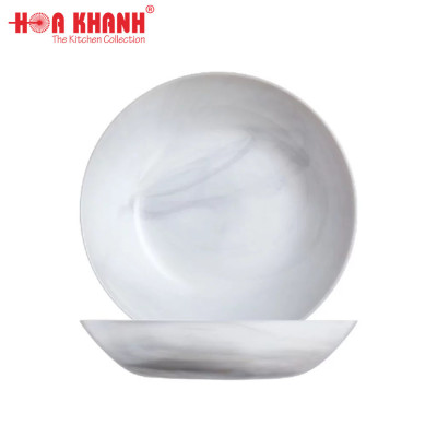 Đĩa sâu thủy tinh Luminarc Diwali Granit Marble 20cm - P9835