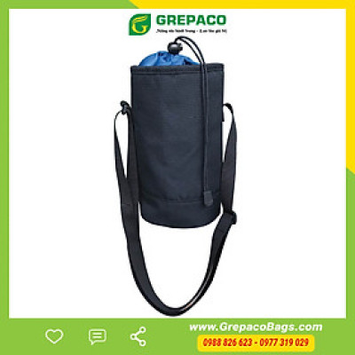 Túi Đựng Ly Giữ Nhiệt Grepaco Dạng Quai Xách Và Dây Rút Đựng Bình Nước Thể Tích 500ml, 750ml, 800ml, 900ml, 1500ml – Vải Bố Canvas Dù Chống Thấm Nước Phong Cách Thời Trang Bảo Vệ Môi Trường Phong Cách Nhật Bản