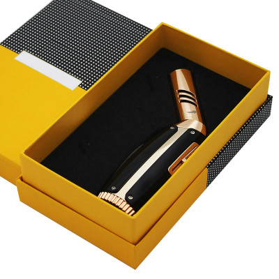 Vỏ Hột Quẹt Bật Lửa Khò 1 Tia Để Bàn  COB-597 Thiết Kế Đẹp Độc Lạ Lửa Khò Mạnh Mẽ - Dùng Gas Cao Cấp