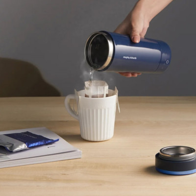 Bình đun nước kiêm giữ nhiệt cao cấp Morphy Richards MR6060 - Chất liệu inox 304 - Có 3 màu lựa chọn