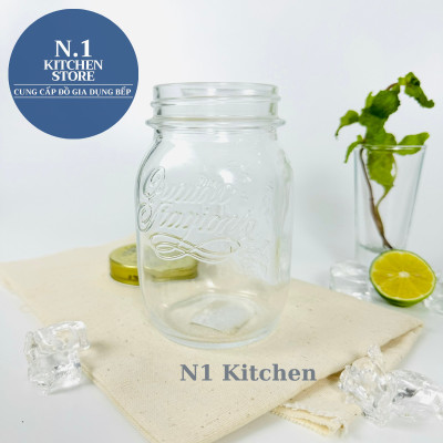 Hũ thủy tinh 500ml Quattro Invetro Ý - Hàng Chính Hãng