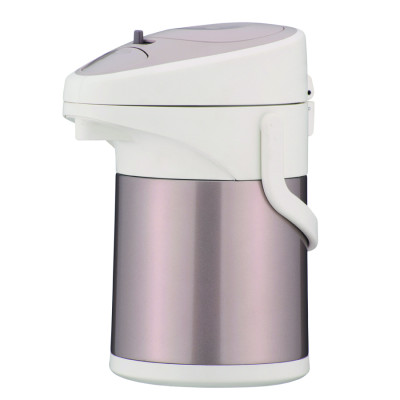 Phích giữ nhiệt mạ Chrome Pearl Metal Metaric 2.5L có quai xách tiện dụng - Hàng nội địa Nhật Bản