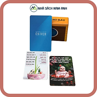 Bộ 52 Bookmark Ý Nghĩa - Fususu Card Blue từ #53 tới #104 - Tuyển Tập Các Câu Nói Hay Tạo Động Lực Mạnh - Danh Ngôn Hay Truyền Cảm Hứng Sống - Đựng Trong Hòm Kho Báu Sáng Tạo Dễ Thương