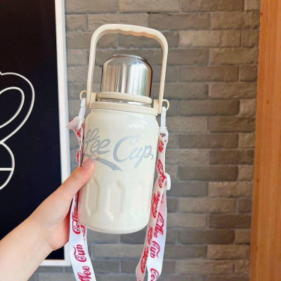 Bình Giữ Nhiệt Coffe Cup Dung Tích ,1200ml 800Ml. Bình Đựng Nước Bằng Chất Liệu Inox 316 Cao Cấp - HÀNG CHÍNH HÃNG MINIIN