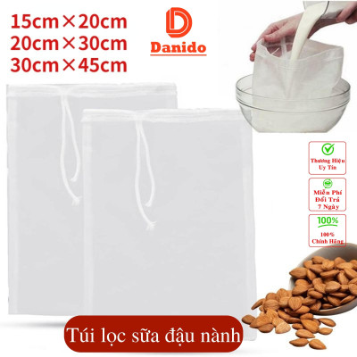 Túi lọc sữa đậu nành, túi lọc sữa hạt, túi lọc trà, lọc gia vị cao cấp - Túi lọc đa năng vải Nhật hàng chính hãng D Danido
