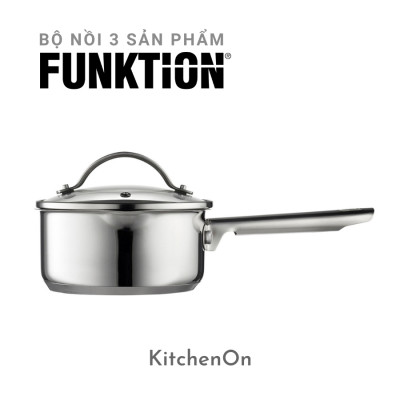 Bộ nồi inox FUNKTION 3 món nhập khẩu